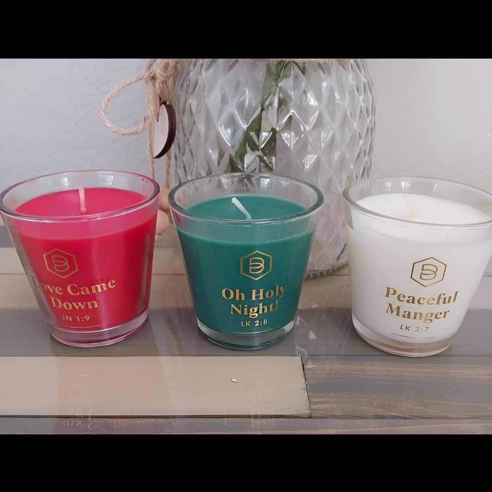 Candace Cameron Bure Scented Christmas Candle Trio